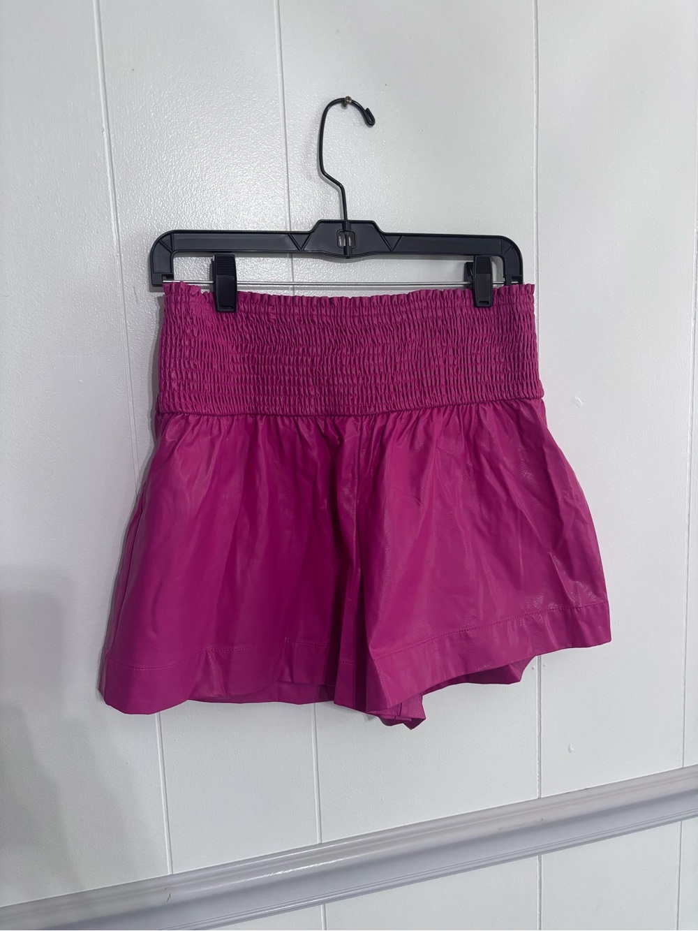 TCEC High-Waist Fuchsia Flared Skort Shorts